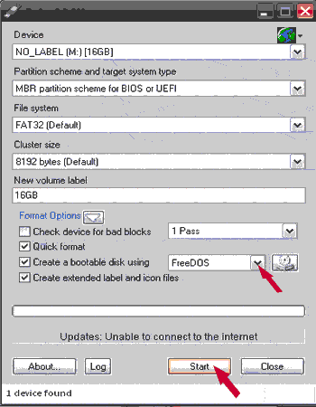 How To Create a Dos Bootable USB