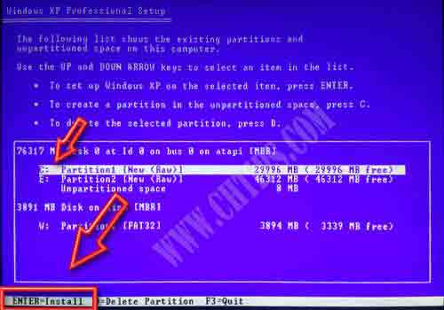 Install Windows XP from USB Install Windows XP from USB