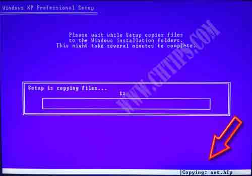 Install Windows XP from USB 