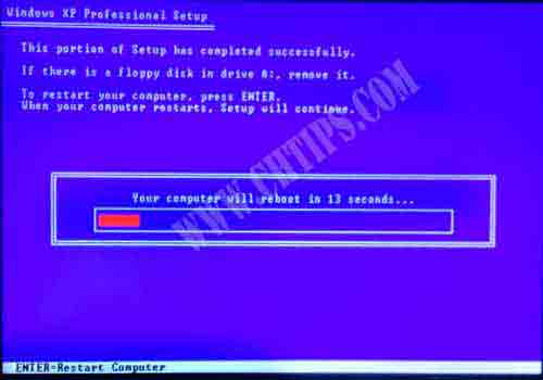 Install Windows XP from USB