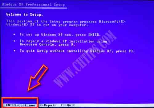 Install Windows XP from USB