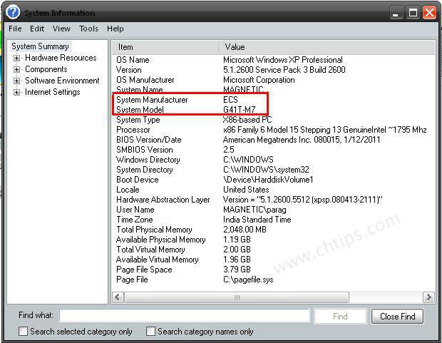 How to identify Motherboard