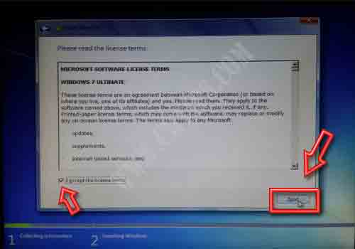 How to install win7