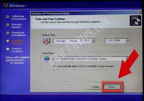Install Windows XP