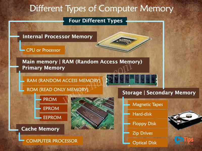 Different Types of Secondary Memory 