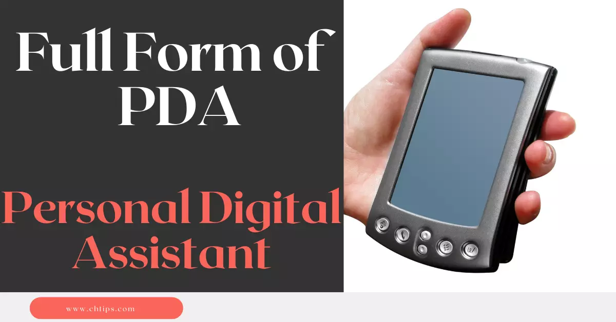 What is the Full Form of PDA in Computer