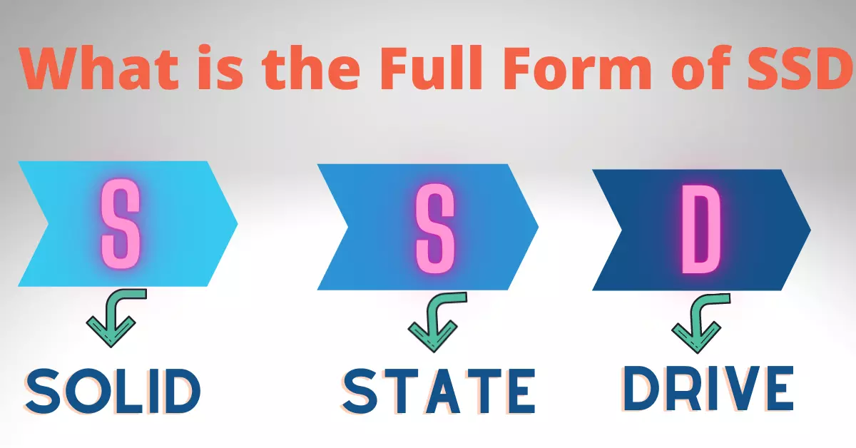 full form of SSD in Computer