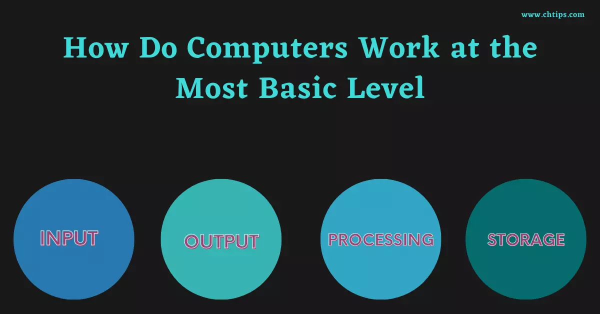 Computers Works at the Most Basic Level