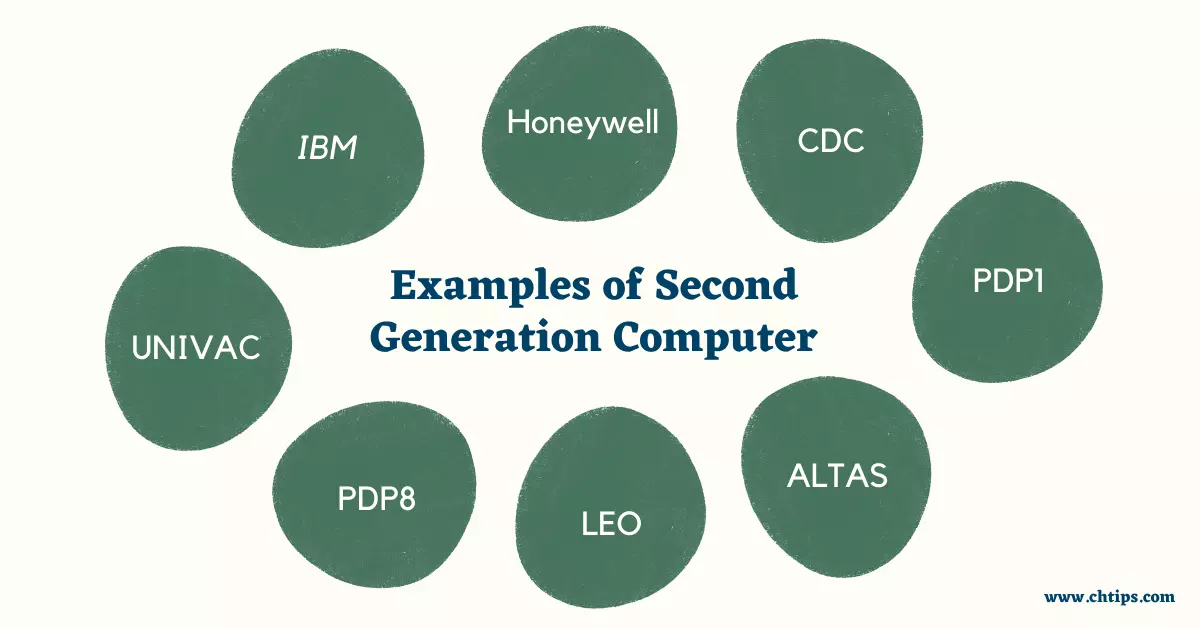 example of 2nd generation computer