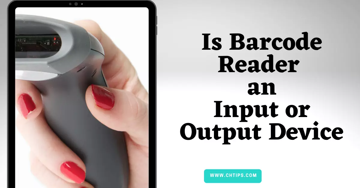 Is Barcode Reader an Input or Output Device