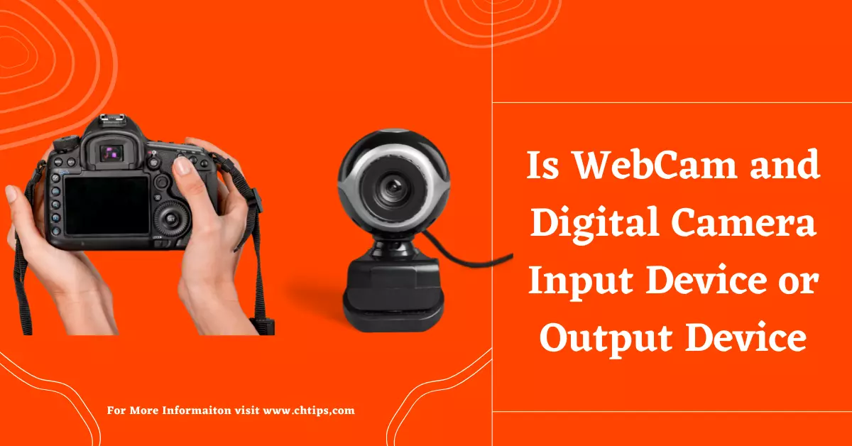 Is WebCam and Digital Camera Input Device or Output Device