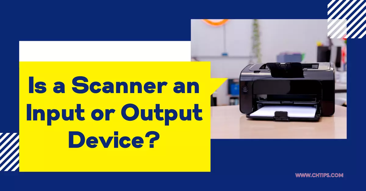 Is a Scanner an Input or Output Devices