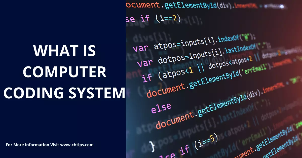 What is Computer Coding System