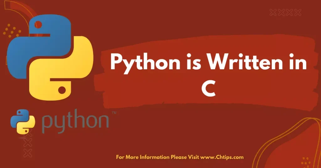 Python is Written in C