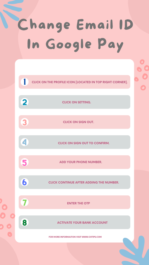 How to Change Email ID In Google Pay