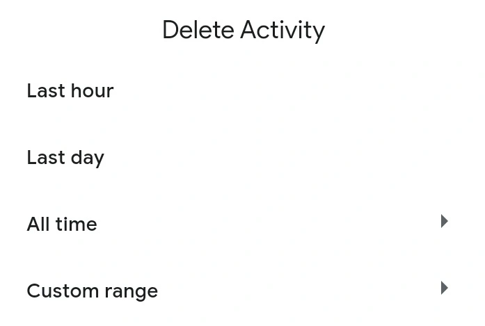 Delete Activity