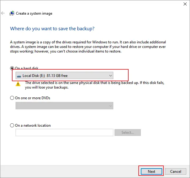 Backup Windows 10 OS Backup Windows 10 OS