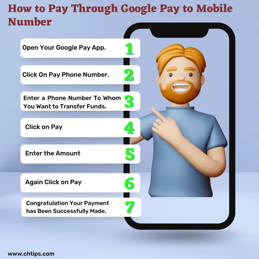 How to Pay Through Google Pay to Mobile Number
