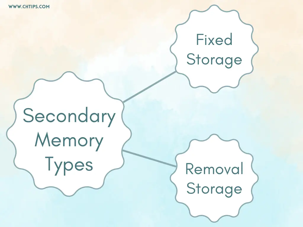 Secondary Memory Types