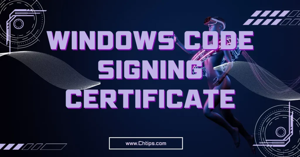 Windows Code Signing Certificate