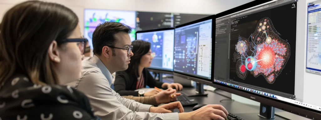 Enterprise Search Engines Employees searching for information within their organization's digital repository using enterprise search engines.
